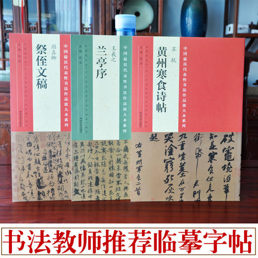 天下三大行书 王羲之兰亭序 颜真卿祭侄文稿 苏轼黄州寒食帖 3册中国具代表性书法作品放大本系列 原碑帖临摹墨本书法收藏鉴赏书籍此系列2本以上包邮 商品图4