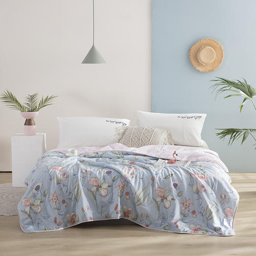 花色水晶绒夏凉被150*200（99元） 商品图3