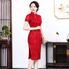 MY-92429春季新款蕾丝旗袍连衣裙 商品缩略图1