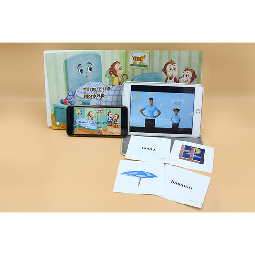 语感启蒙.零起点英文儿歌:一起来做手指操(可点读)(扫码听音频.看视频) [0-6岁] 商品图4