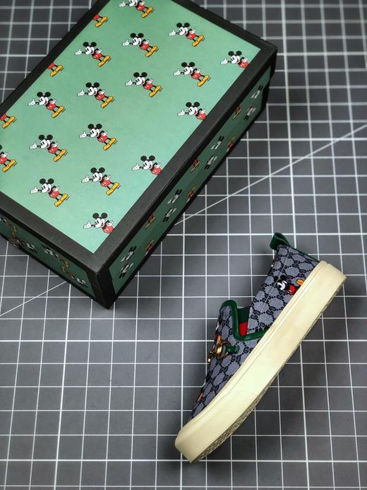Gucci 20ss古奇早春款主推款迪士尼Disney Gucci合作系列 卡通米奇印花材料/古驰乐福鞋，居🔸面料: 意大利进口防水布，进口羊皮🔸内里垫脚 Size:35-40 商品图6