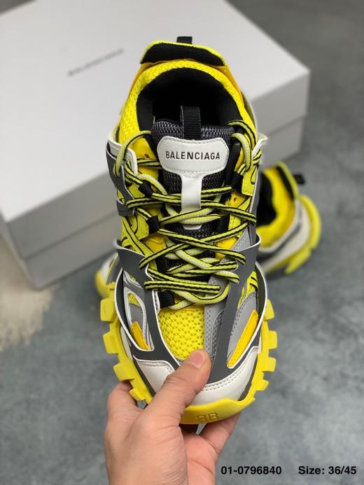 外贸出口订单巴黎世家3.0  三代户外概念鞋 #Balenciaga Sneaker Tess s.Gomma MAILLE WHITE/ORANGE  原鞋材料 原装大盒 从里到外 百分百还原 商品图4