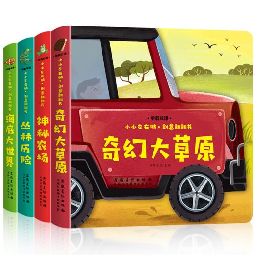 小小左右脑创意翻翻书（小宝宝纸板书 全4册） 商品图1