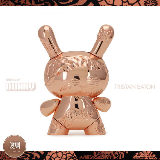 Kidrobot 5" New Money Dunny 玫瑰金色限定版 商品图4