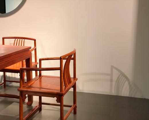 红桥红  家具严选  缅甸花梨(大果紫檀）  【176 五梳背椅 马蹄腿茶桌 七件套] 商品图6