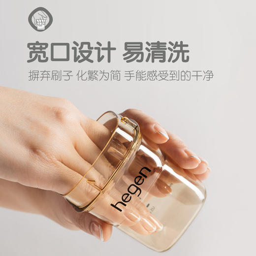 Hegen方圆形多功能奶瓶盖原装进口婴儿储奶瓶零食外带背奶妈妈HEG-120105 商品图1