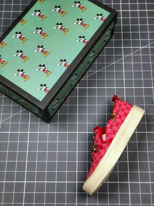 Gucci 20ss古奇早春款主推款迪士尼Disney Gucci合作系列 卡通米奇印花材料/古驰乐福鞋，居🔸面料: 意大利进口防水布，进口羊皮🔸内里垫脚 Size:35-40 商品图4