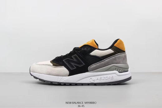 New Balance 新百伦 美产NB998 猪八 复古休闲运动跑鞋 商品图0