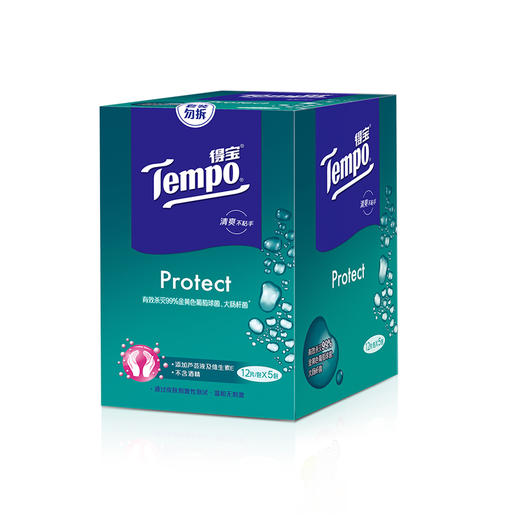 『得宝Tempo』卫生湿巾12片/包x2包 抽取式湿巾 商品图4