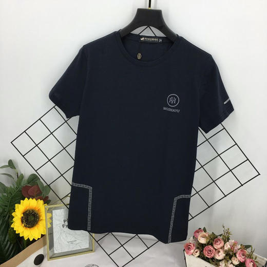 ★富贵鸟男士丝光棉印花T恤 商品图3