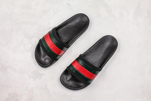 古驰拖鞋 Gucci 古奇 3D印花一字拖鞋 历年经典爆款 夏季时尚潮流爆款 毫无悬念的网红单品 时装周街拍出镜率超高 潮流必备款 百搭 简单易驾驭 高端全套包装  Size：35-45 商品图0