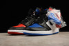 aj1 Air Jordan 1 乔1 黑紫脚趾 黑脚趾 黑蓝  拼色鸳鸯 芝加哥红白 商品缩略图7