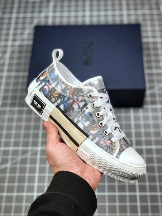 迪奥Dior Oblique Low Top Sneakers透明印花低帮板鞋 货号：3SN249YTI 商品图6
