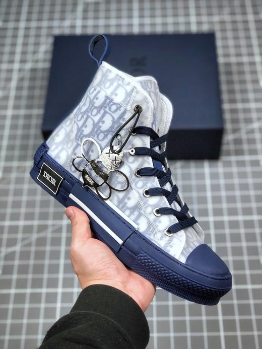 迪奥Dior Oblique Low Top Sneakers透明印花低帮板鞋 货号：3SN249YTI 商品图4