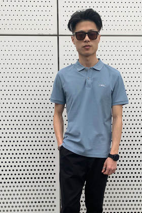 灰蓝色POLO衫 VPTSST0502