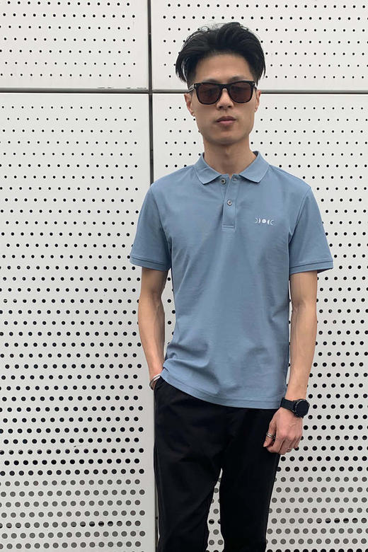 灰蓝色POLO衫 VPTSST0502 商品图0