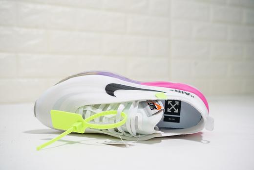 耐克Off-White x Nike Air Max 97“Queen”复古百搭气垫慢跑鞋OW全黑白橘  OW白彩虹粉渐变 商品图2