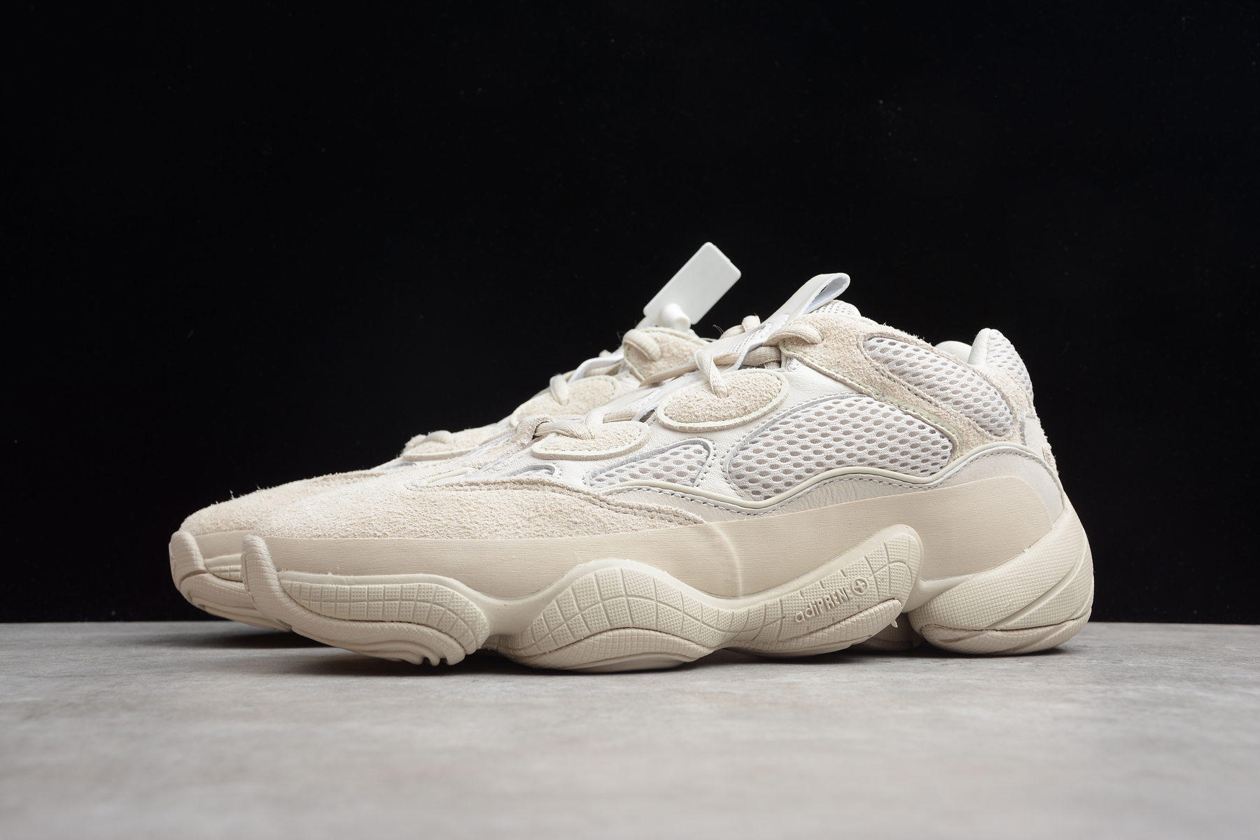 阿迪达斯-Adidas Yeezy Desert Rat椰子 500 大地色沙漠黄粉海盐米黄骨白碳灰黑紫罗兰米白白灰