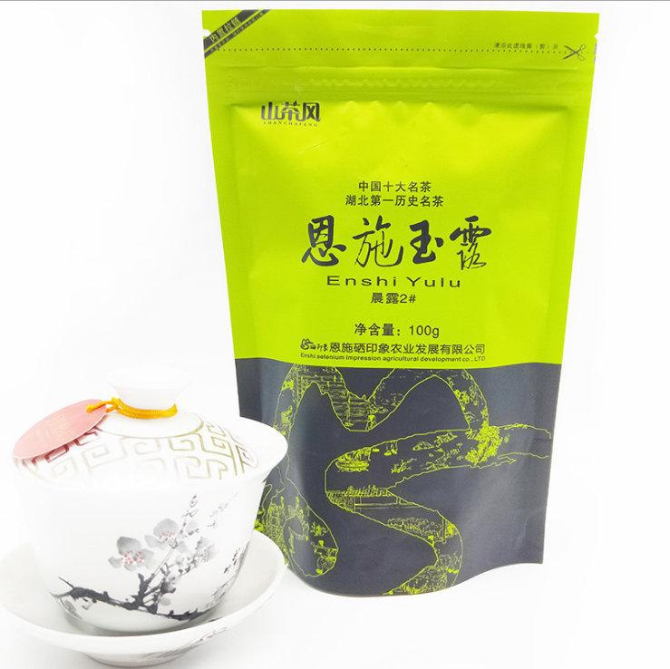 h恩施帮扶山茶风恩施玉露高山绿茶100g袋