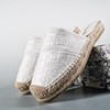 Dior 20s 春夏首秀 迪奥渔夫鞋半拖系列  （3D原版Logo电绣立体感💯）  Size：35 36 37 38 39 40 商品缩略图1