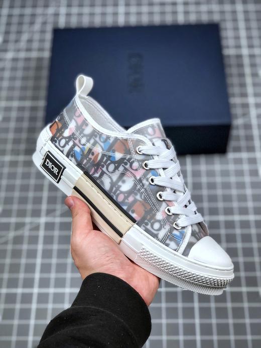 迪奥Dior Oblique Low Top Sneakers透明印花低帮板鞋 货号：3SN249YTI 商品图8