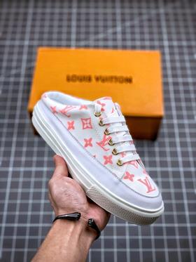LOUIS VUITTON 经典款彩色小心 甜心炸弹必备~邓紫棋、Hailey已率先上脚！ ZP解析 还原原版面料做法，彩色3D打印LV纹理后压印菱格透明网料， Size：35--40
