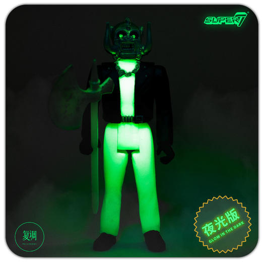 Super7 Motorhead Warpig 挂卡 夜光版 商品图2