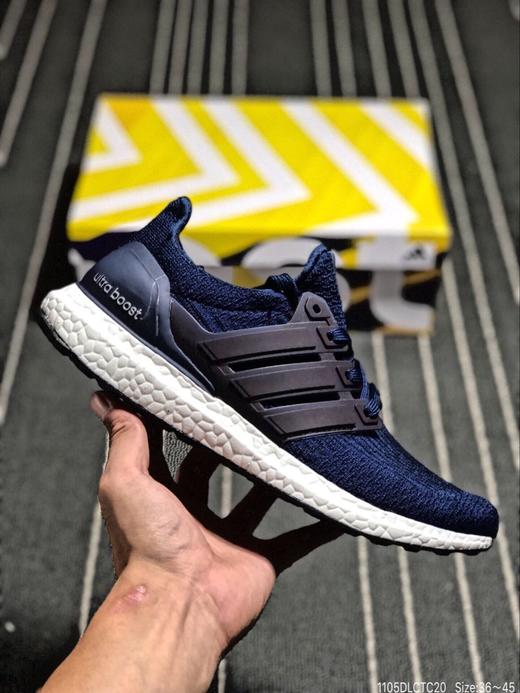 Adidas 阿迪达斯 爆米花 ub 跑鞋 Ultra Boost 3.0 “Black-White” 货号BA8842 尺码36-47 商品图3