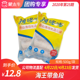 【团长】海王带鱼段500g