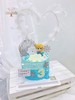 1027CAKE | 冰雪奇缘 爱莎 蓝色系 爱心羽毛 商品缩略图0