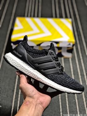 Adidas 阿迪达斯 爆米花 ub 跑鞋 Ultra Boost 3.0 “Black-White” 货号BA8842 尺码36-47