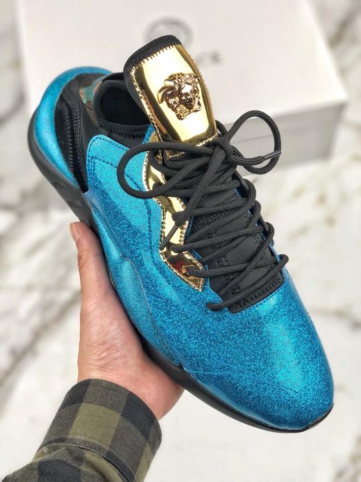 范思哲金头像🤴三本耀司 Y-3 Kaiwa Chunky QASA Sneakers 武士凯瓦系列复古百搭轻量老爹鞋“闪粉漆皮香槟金黑金”VV6688 尺码：38-44 商品图2