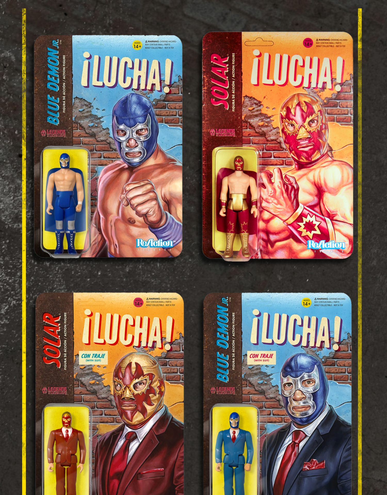 super7 墨西哥摔跤手 legends of luche libre 挂卡