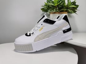 彪马 PUMA Cali Spot Mix 三明治厚底休闲板鞋 货号371202