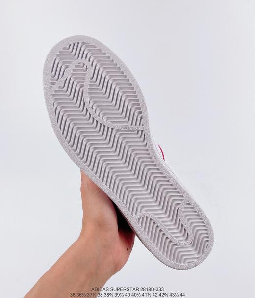 阿迪达斯adidas Superstar II"White Black Red"贝壳头经典百搭休闲运动板鞋 商品图4