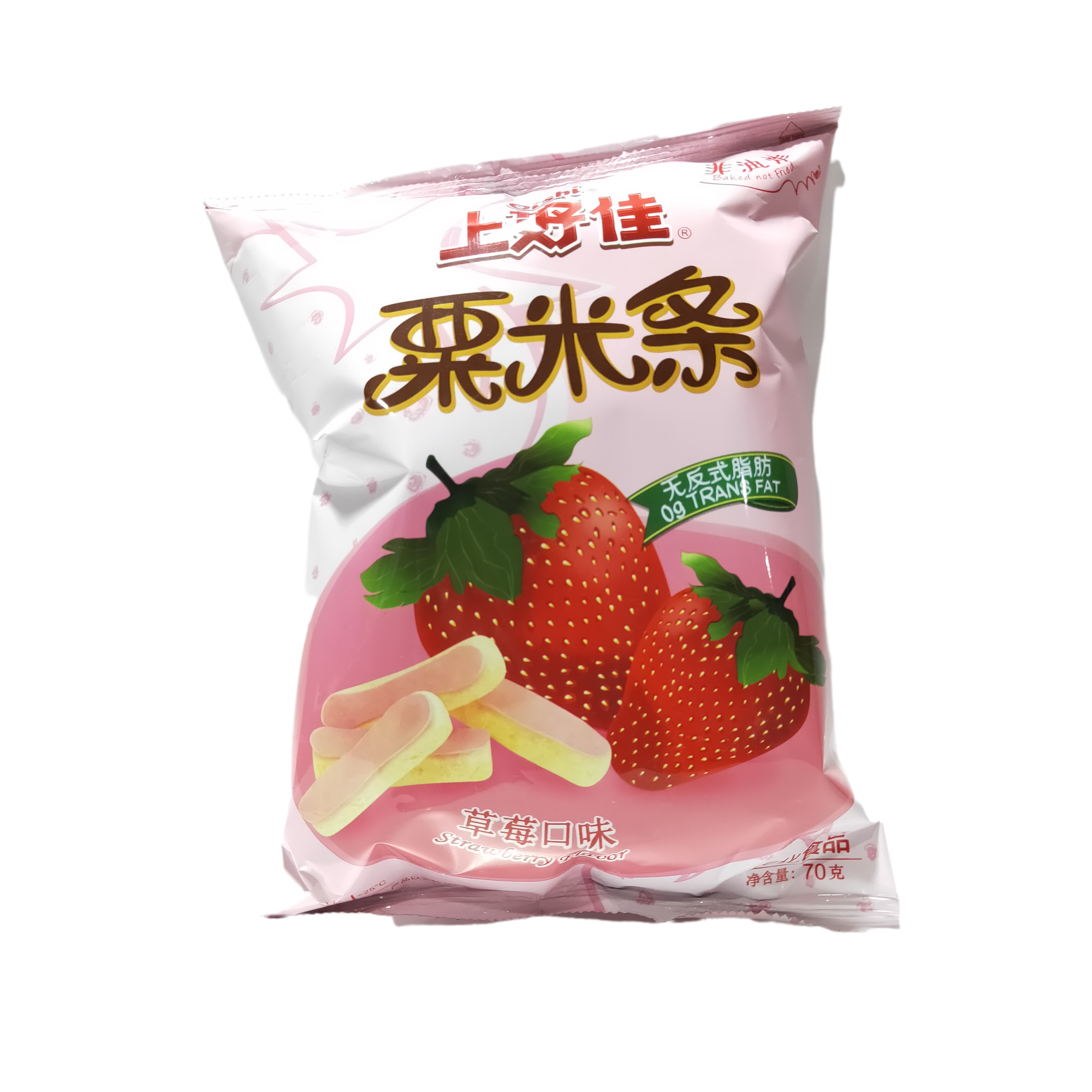 【上好佳粟米条草莓味】1袋(优选直供)
