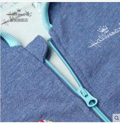 Hallmark贺曼童衣春秋男女宝宝纯棉可爱长颈鹿双层长袖外套HH1N0113 商品图3
