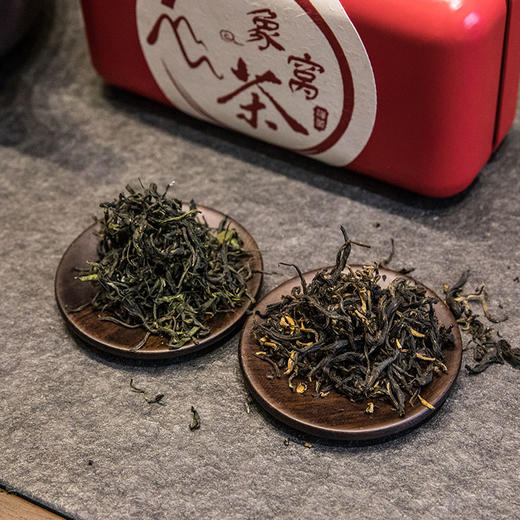 象窝茶 花香红茶绿茶小包装组合50克铁盒装 商品图5