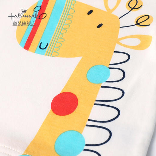 Hallmark贺曼童衣四季男婴女婴儿服宝宝纯棉长袖三角包屁连体衣服HH1N0106 商品图2