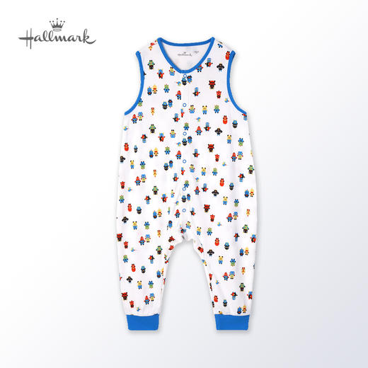 Hallmark贺曼童衣春夏男纯棉机器人无袖分体睡袋防踢被HH1B02A2 商品图0
