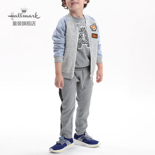 hallmark贺曼童衣春秋开衫男童儿童幼童装男孩老虎棒球服卫衣运动外套HH1R0302 商品图0