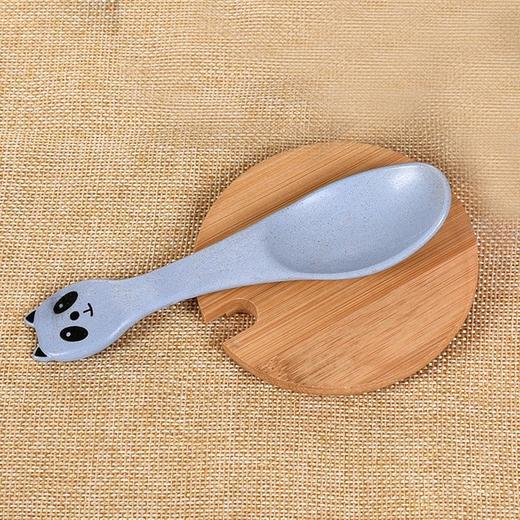 【儿童小麦秸秆餐具】环保健康小麦秸秆卡通熊猫碗勺餐具 儿童防烫防摔微波炉可用 商品图4
