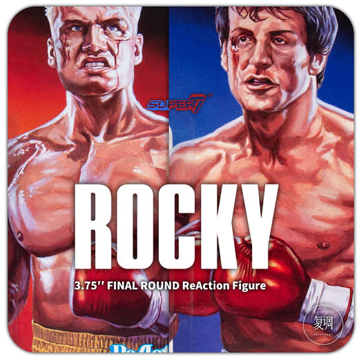 Super7 洛奇挂卡 Rocky ReAction Figure 受伤版 商品图0