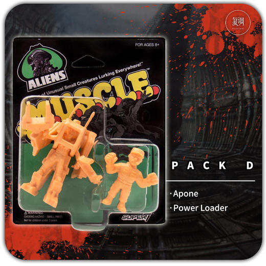 Super7 异形 挂卡 Aliens MUSCLE SDCC限定版 商品图4
