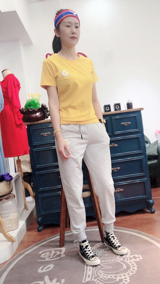 ★小雏菊纯棉休闲套装 商品图4