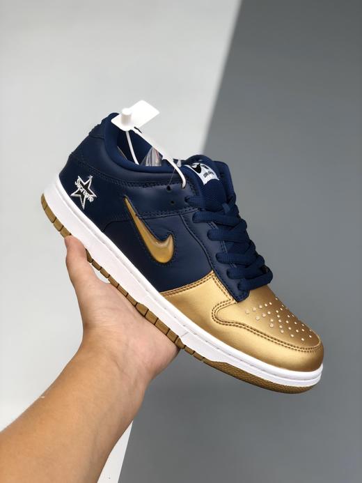 Supreme x Nike sb Dunk Low 白红 黑银 棕黄 红色 蓝金 低帮休闲运动滑板鞋 商品图3