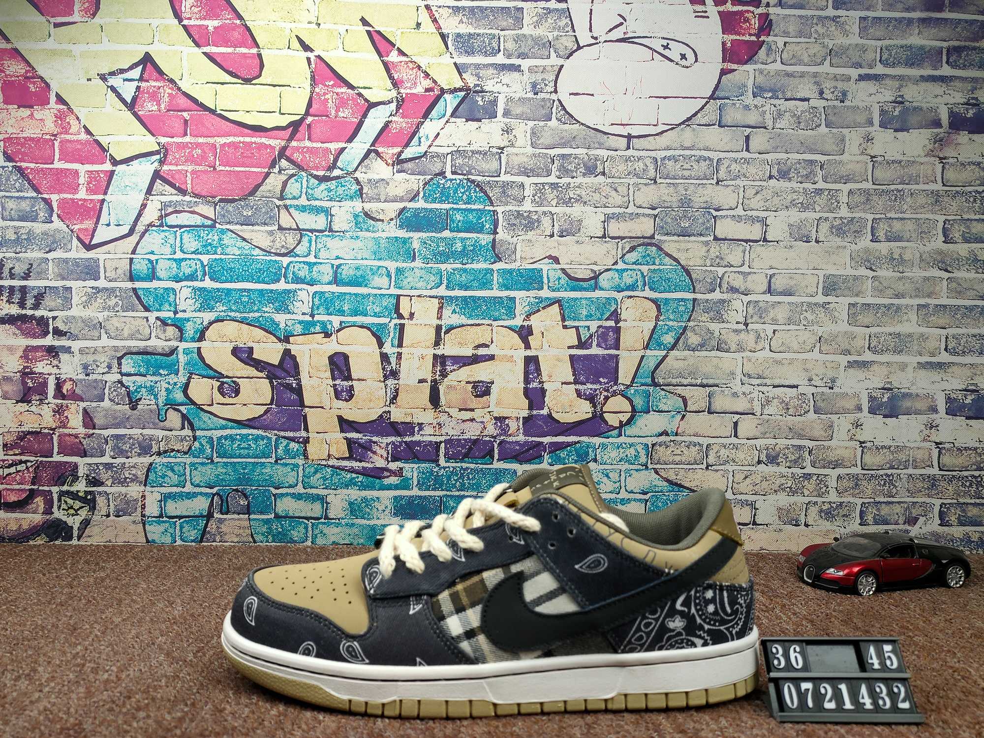 Nike  耐克 sb Travis Scott x Nike Air Force 1 Low TS联名 可撕 夜光印花 腰果花
