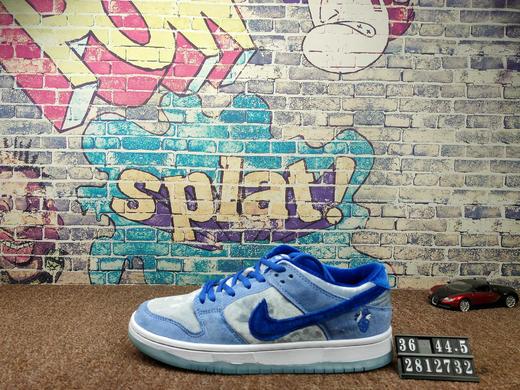 新配色出货 Nike sb DUNK LOW PRO 情人节限定 树莓紫 天鹅绒材质-电绣细节 私模档案 商品图1