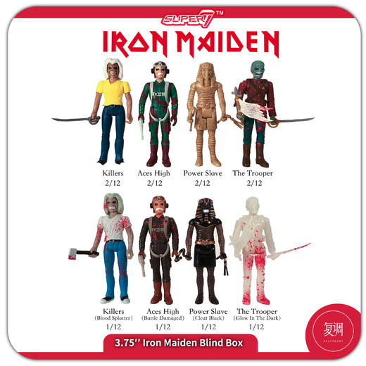 Super7 铁娘子 盲盒系列 Iron Maiden 商品图2