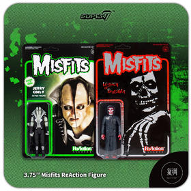 Super7 Misfits 挂卡 MIsfits ReAction Figure 夜光版